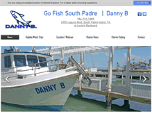 Tablet Screenshot of gofishsouthpadre.com